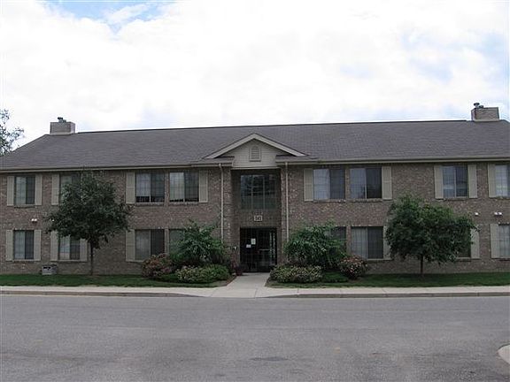Stately brick buildings