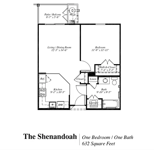 Floor plan SHENANDOAH I