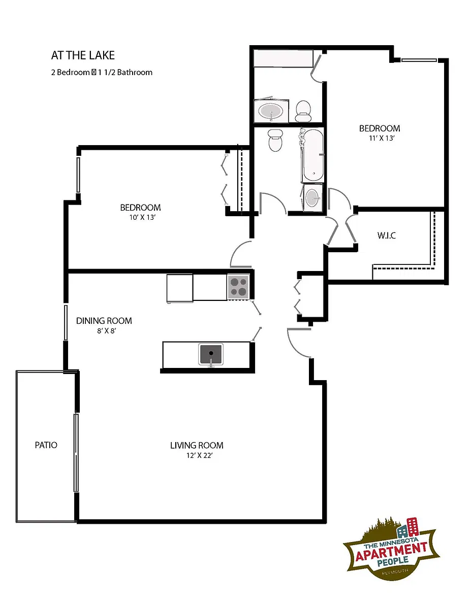 Floor plan 2bed