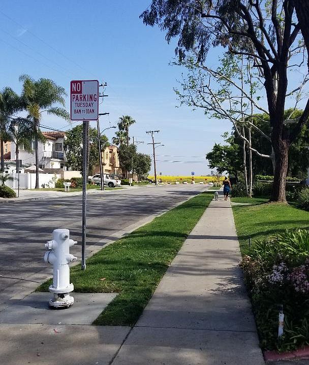 Front of complex. Start and end your day with a stroll or jog to Talbert Nature Preserve or bike to the beach along the bike path.