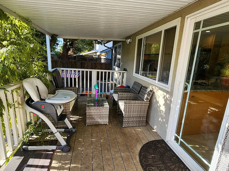 Backyard deck