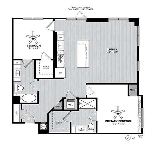 Floor plan B4 Macquire 40B