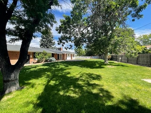 HUGE backyard with great shade trees