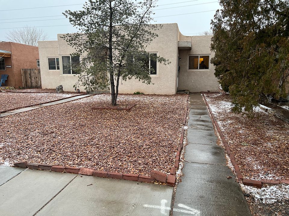 The outside. It is one half of a duplex.