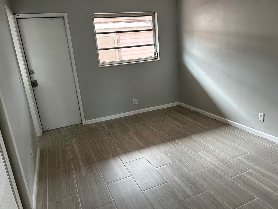 Bedroom showing back entrance