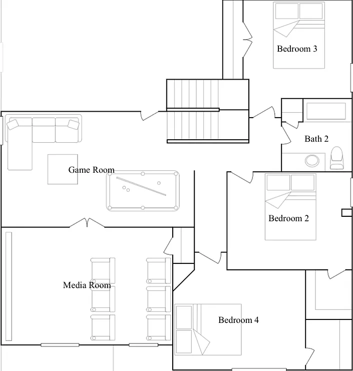Large 3036 SF Home - 5 Bed/3 Bath + Media Room + Game Room! - Hidden Trails, Bulverde — Photo 4