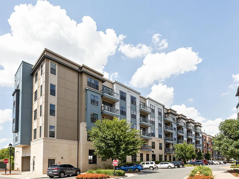 Exterior Building View with Balconies