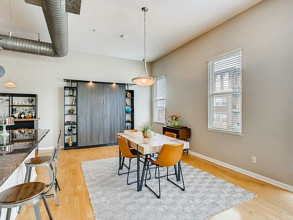 Murphy bed stays-great for guests!