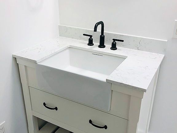 newly remodeled bathroom 