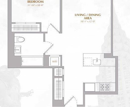 2nd image of 160 Madison Ave APT 23D
