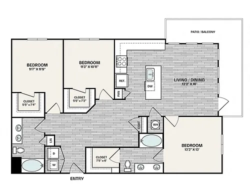 Floor plan C1