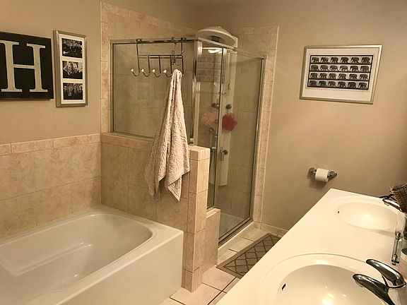 Bathroom 1 - tub + spa shower