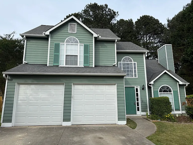 2-Car, 2-Door Garage