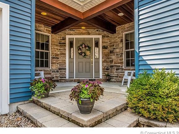 Beautiful stone front entra...