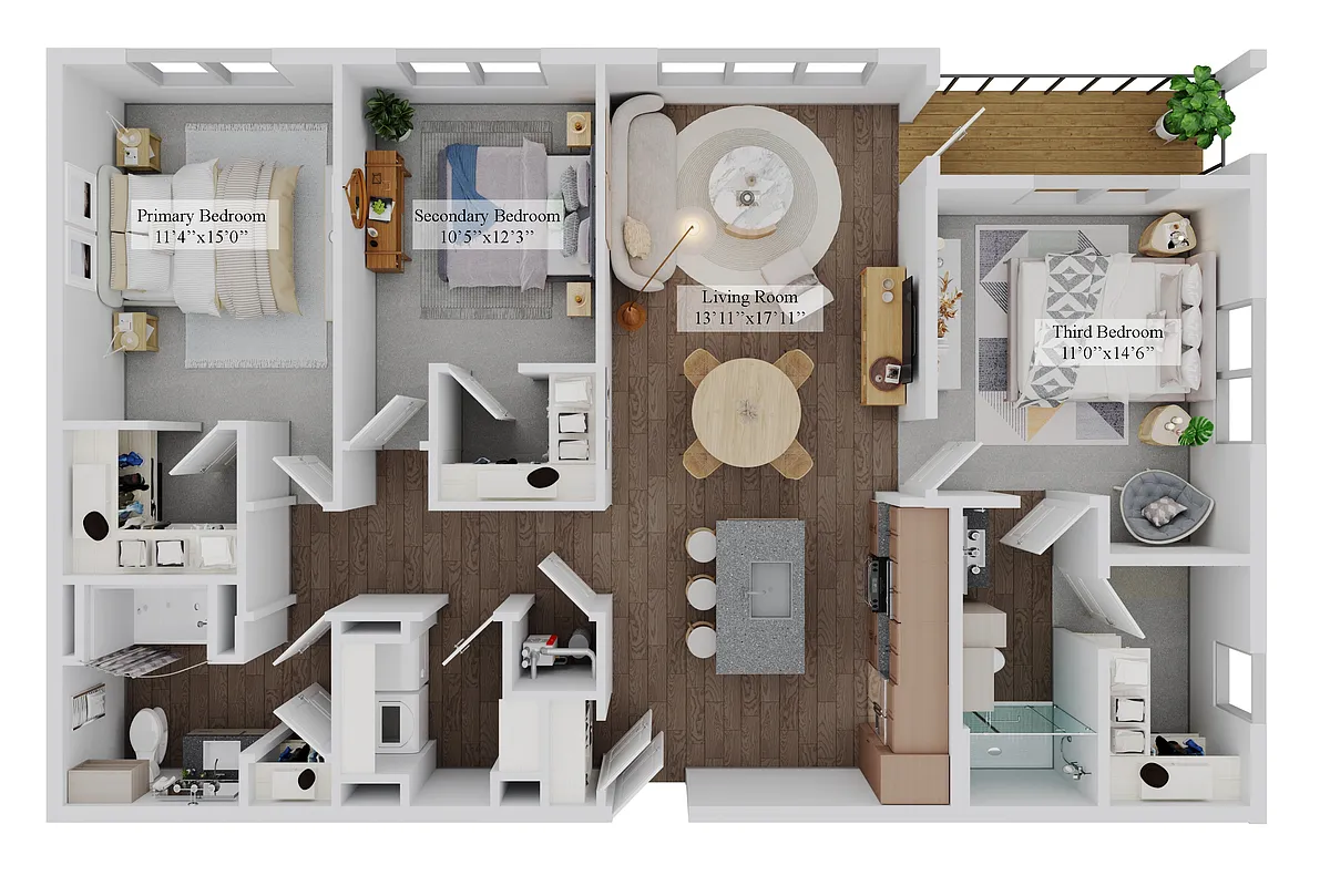 Floor plan The Quarry - C1