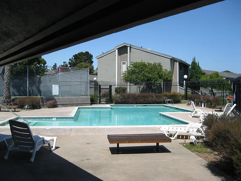 Swimming pool area.