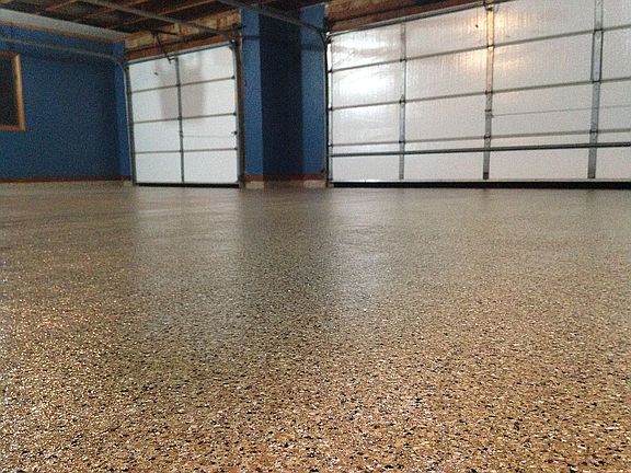 Beautiful polyurea garage fl