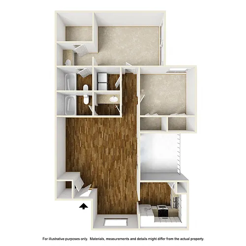 Floor plan Augusta-B1