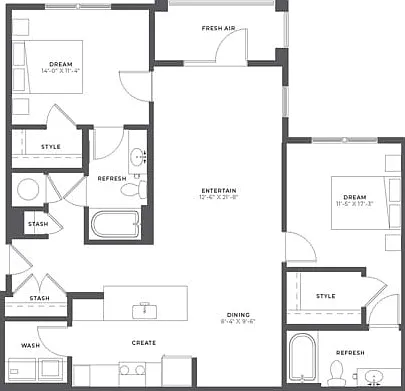 B1A Floor Plan Image B1A Floor Plan Image