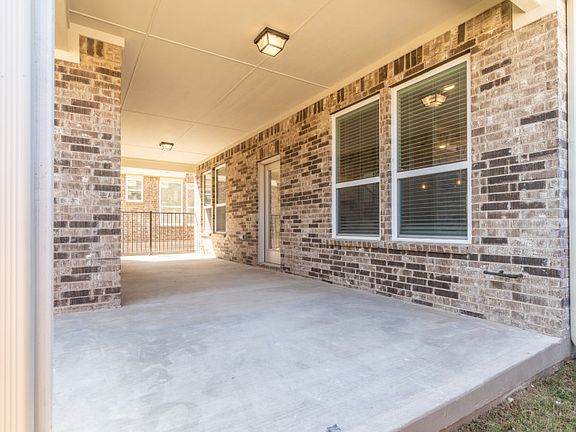 New Construction Spacious covered patio.