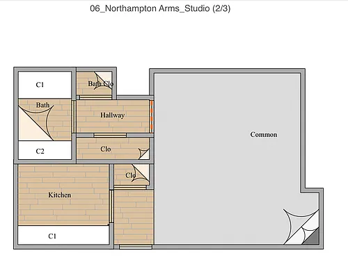 Floor plan Studio-Small