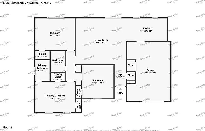 3 bed, 2.0 bath, 1195 sqft, $1,725 — Photo 2