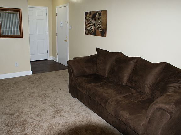 furnished with sofa