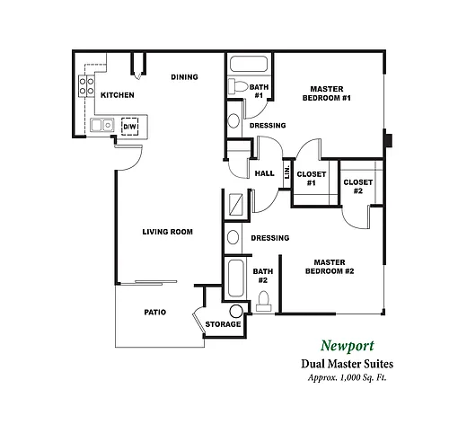 Floor plan Newport