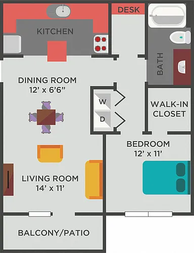 Floor plan The Amberley (A1)