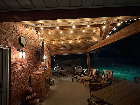 Covered patio