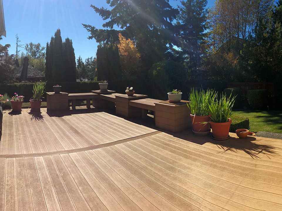 Large custom composite deck