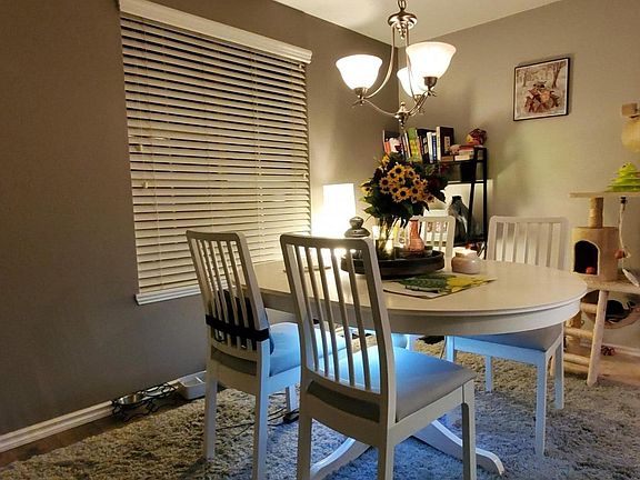 Dining area with kitchen counter