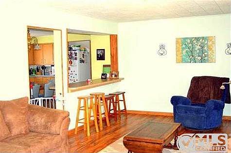 living room off the kitchen