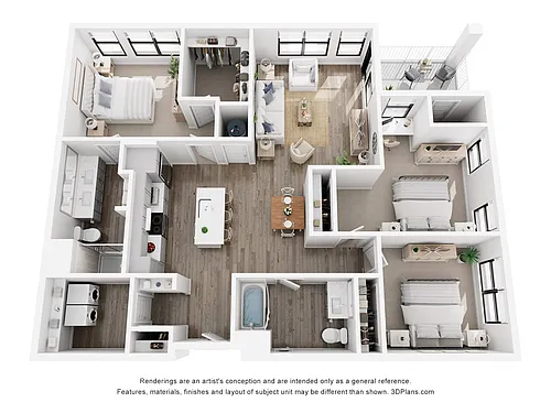 Floor plan Mt Blue Sky