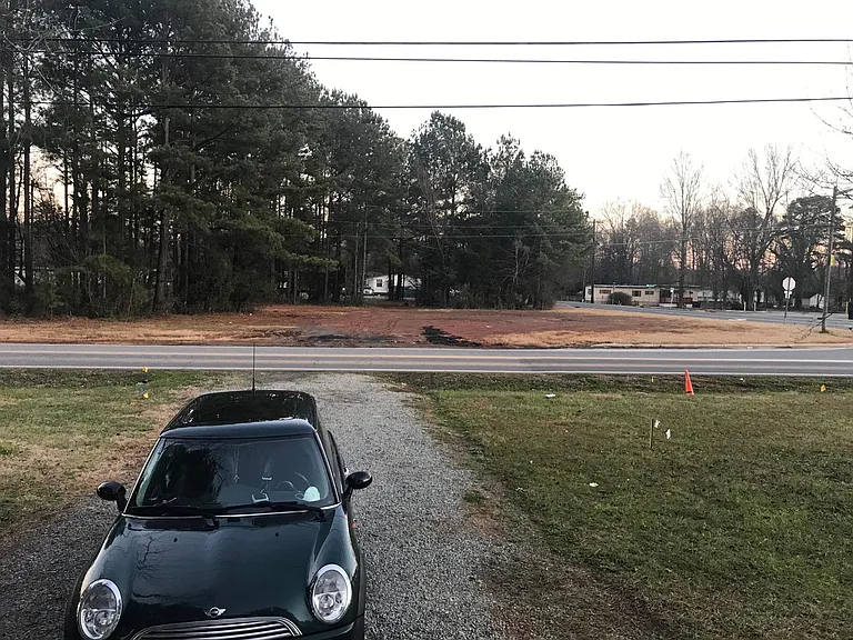 Side drive way view