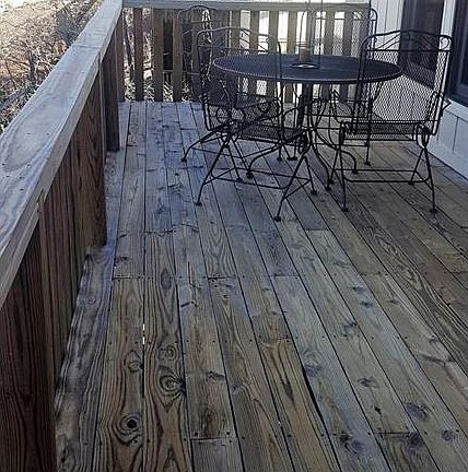 Top Deck off the dining