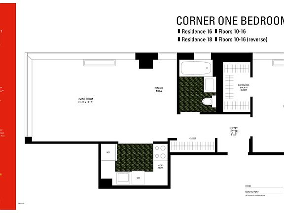 2nd image of 500 W 56th St APT 1518