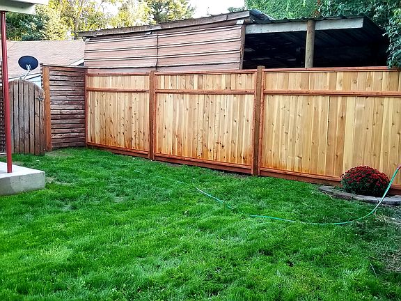 Private backyard 