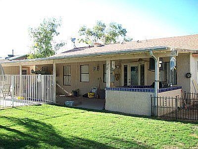 View of backyard