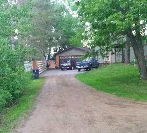 Coming in our long quiet drive