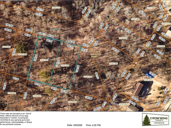 Lots 200 & 201 Lynx Dr, Pequot Lakes, MN 56472