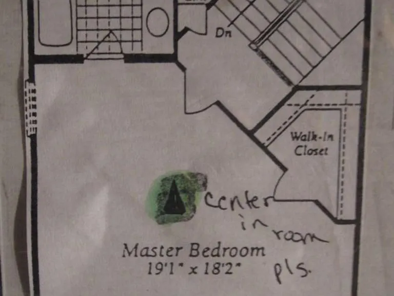 Floor Plan 3rd Floor (Master Bed/Bath floor)