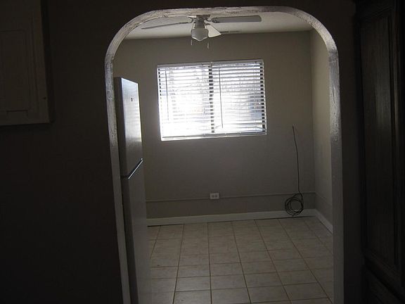 View from kitchen to dining room