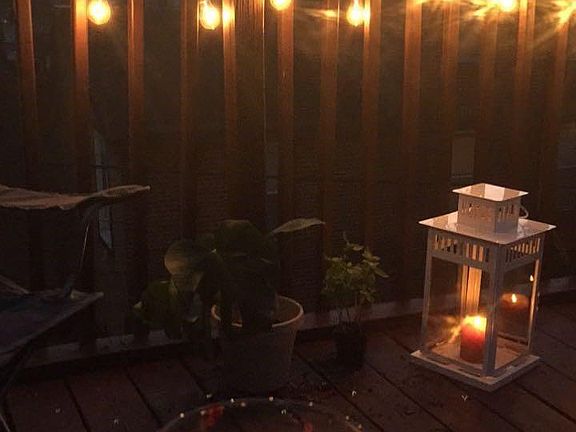 Back Porch Deck (evening)