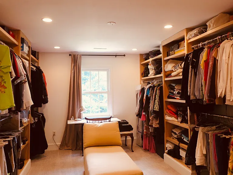 Primary bedroom closet.