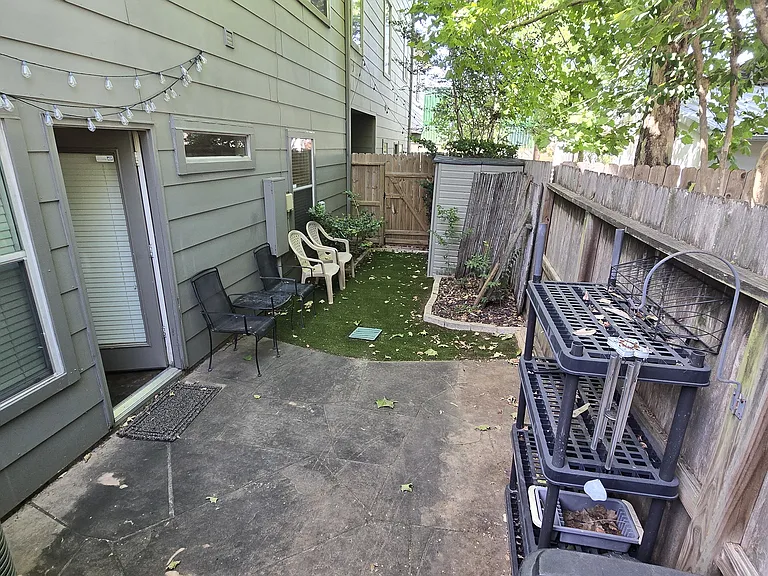 Great out door space for grilling out or relaxing outside.