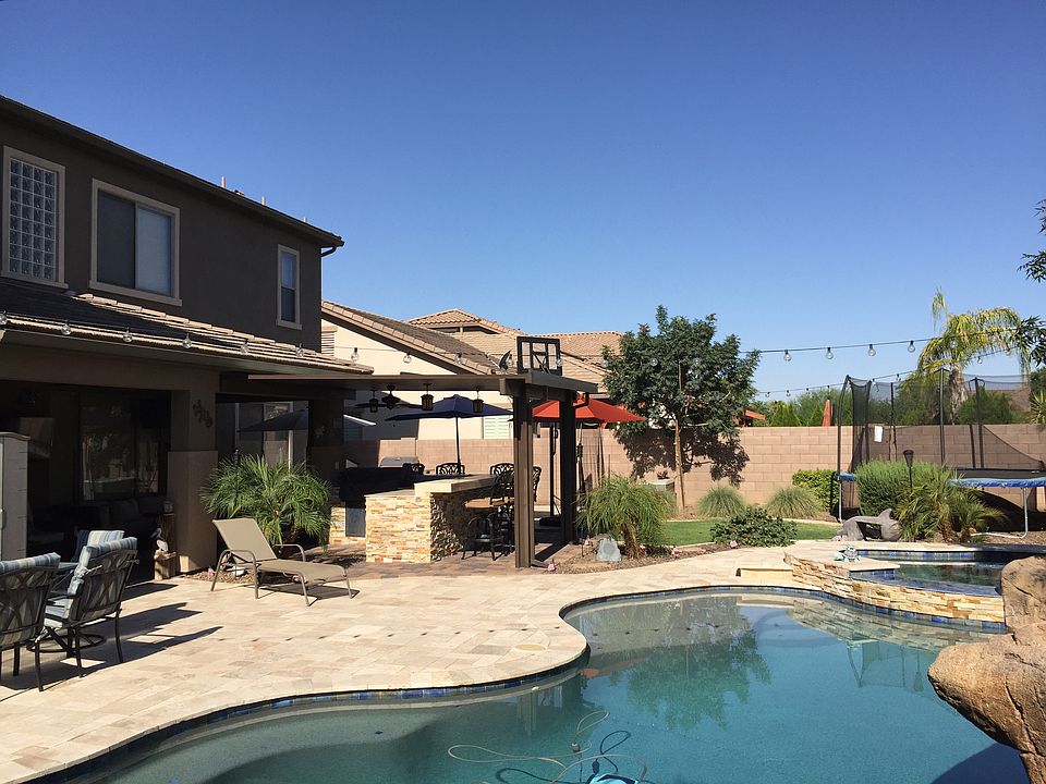 Backyard oasis