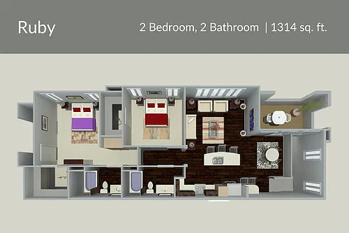 Floor plan Ruby