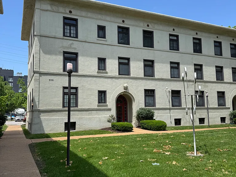 Building exterior.