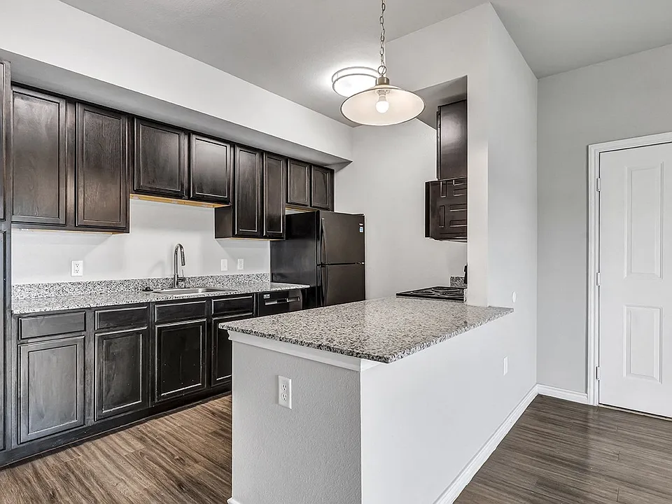 Spacious kitchen with modern inspired finishes